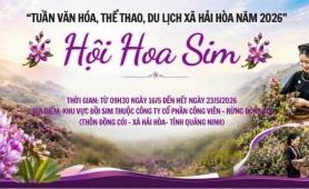Trải nghiệm Hội Hoa sim và Chợ phiên đặc sắc tại Tuần lễ Du lịch xã Hải Hòa