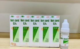 Bộ Y tế thu hồi toàn quốc lô thuốc nhỏ mắt Natri clorid 0,9% của công ty Pharmedic