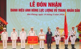 Thủ tướng trao danh hiệu Anh hùng LLVTND cho Công an Hải Phòng 