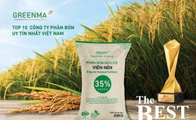 Phân bón hữu cơ Greenma được vinh danh tại The Best of Vietnam 2026