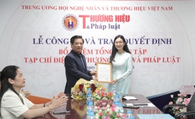 Nhà báo Khổng Nhung được bổ nhiệm làm Tổng biên tập Tạp chí điện tử Thương hiệu và Pháp luật