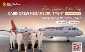 Sun PhuQuoc Airways khởi động đợt tuyển dụng tiếp viên lớn nhất năm, chào đón ứng viên quốc tế