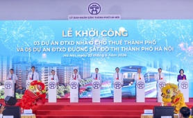 Hà Nội khởi công 5 tuyến đường sắt đô thị và 3 dự án nhà ở cho thuê
