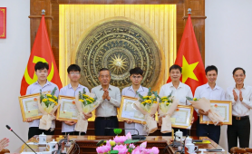 Thanh Hóa: Biểu dương học sinh đoạt giải Olympic quốc tế và khu vực năm 2026