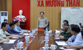 Phó Thủ tướng Hồ Quốc Dũng: Hoàn thành nhà tái định cư tại Mường Than trong 30 ngày, bàn giao trước 2/9