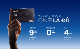 VIB One Card: Từ nhiều chiếc thẻ đến một chiếc thẻ cho mọi nhu cầu chi tiêu
