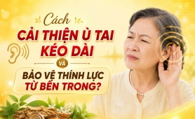 Cách cải thiện ù tai kéo dài và bảo vệ thính lực từ bên trong