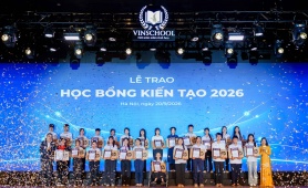 Học bổng Kiến tạo mùa 6 của Vinschool: Trao cơ hội để học sinh kiến tạo tương lai