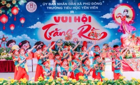 Rộn ràng Trung thu, nối dài những mùa trăng tuổi thơ ở Trường Tiểu học Yên Viên