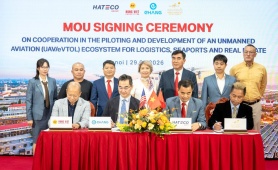 Hateco hợp tác cùng các đối tác quốc tế, nghiên cứu phát triển hệ sinh thái hàng không không người lái tại Việt Nam 