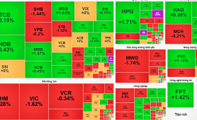 Chứng khoán 14/10: Sắc đỏ tiếp tục bao phủ thị trường, VN-Index mất gần 15 điểm