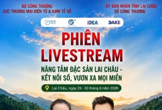 Khai mạc chuỗi sự kiện TMĐT “Nâng tầm đặc sản Lai Châu” gắn với Tết Độc lập năm 2026