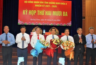 Quảng Nam có tân Chủ tịch và 2 Phó Chủ tịch UBND tỉnh