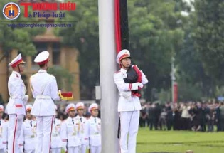 Lễ thượng cờ rủ Quốc tang Tổng Bí thư Nguyễn Phú Trọng