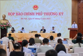 Họp báo Chính phủ thường kỳ tháng 7/2025: Kinh tế duy trì đà phát triển tích cực
