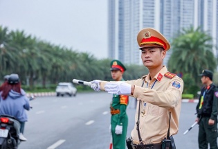 Hà Nội phân luồng giao thông phục vụ Đại hội XIV của Đảng