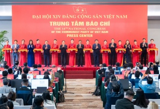 Khai trương Trung tâm Báo chí phục vụ Đại hội XIV của Đảng