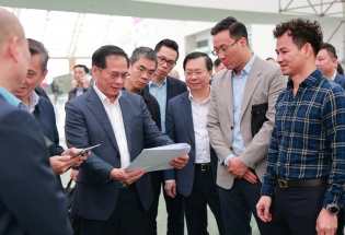 Phó Thủ tướng Bùi Thanh Sơn kiểm tra công tác chuẩn bị cho Hội chợ mùa Xuân 2026