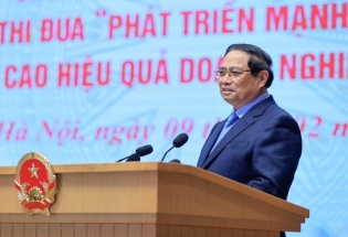 Thủ tướng phát động thi đua với tinh thần 'Số hóa tạo đà - Xanh hóa lan tỏa - Doanh nghiệp bứt phá - Đất nước vươn xa'