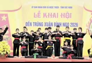 Hào khí “Hùm xám Yên Thế” sống lại trong hội xuân Đền Trũng