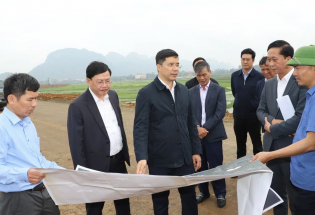 Sớm đưa dự án đầu tư xây dựng công trình cải thiện cơ sở hạ tầng đô thị Ngọc Lặc vào vận hành