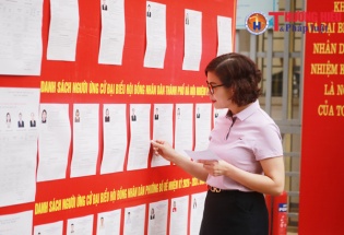 Hà Nội: Cử tri phường Bồ Đề nô nức tham gia “Ngày hội non sông”