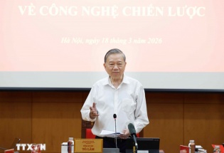 Tổng Bí thư Tô Lâm nêu 6 định hướng lớn để bứt phá công nghệ chiến lược