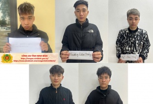 Ninh Bình: Khởi tố 6 đối tượng gây rối trật tự công cộng