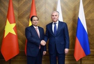 Chủ tịch Duma Quốc gia Nga: Hết sức ủng hộ thỏa thuận xây dựng nhà máy điện hạt nhân Ninh Thuận 1