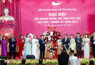 Đại hội Hội Doanh nhân trẻ tỉnh Phú Thọ lần thứ I, nhiệm kỳ 2026 – 2031 với chủ đề “Hội nhập - Vươn mình - Phát triển”