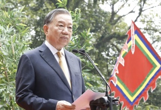 Tổng Bí thư, Chủ tịch nước Tô Lâm gặp gỡ nói chuyện với bà con tại Đền Hùng