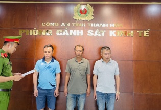 Khởi tố 3 đối tượng về hành vi khai thác tài nguyên trái phép