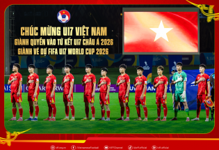 U17 Việt Nam giành vé đi U17 World Cup sau khi thắng U17 UAE