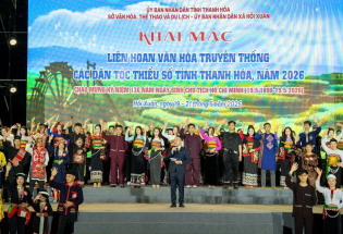 Khai mạc Liên hoan Văn hóa truyền thống các dân tộc thiểu số tỉnh Thanh Hóa năm 2026