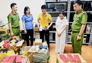 Hai chị em ruột cầm đầu đường dây mua bán nước hoa giả mạo các nhãn hiệu nổi tiếng thế giới