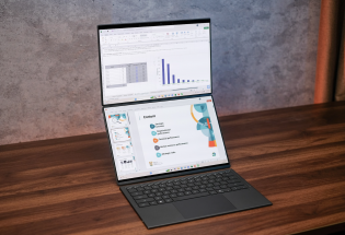 Hướng tới khách hàng doanh nhân, Asus “tung” ra máy tính Al 2 màn hình