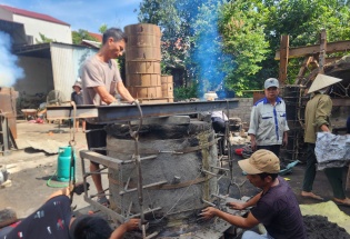 Thanh Hóa: Đúc trống, đại pháo thần công bằng đồng tặng tỉnh Quảng Trị