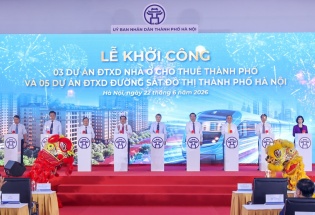 Hà Nội khởi công 5 tuyến đường sắt đô thị và 3 dự án nhà ở cho thuê