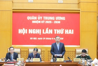 Tổng Bí thư, Chủ tịch nước Tô Lâm chủ trì Hội nghị Quân ủy Trung ương lần thứ hai, nhiệm kỳ 2025-2030