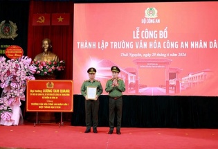 Thành lập Trường Văn hóa Công an nhân dân I tại Thái Nguyên