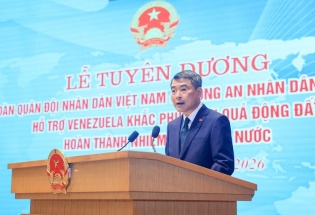 Thủ tướng Lê Minh Hưng tuyên dương đoàn Việt Nam hoàn thành xuất sắc nhiệm vụ cứu trợ động đất tại Venezuela