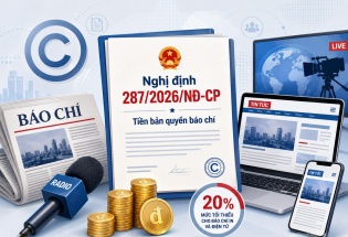 Từ ngày 1/9, áp dụng quy định mới về tiền bản quyền trong lĩnh vực báo chí