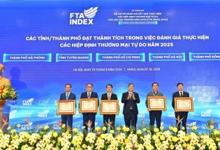 FTA Index 2025: 'Thước đo' hiệu quả thực thi Hiệp định thương mại tự do tại 34 địa phương