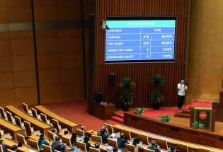 Quốc hội thông qua Nghị quyết về việc thành lập thành phố Quảng Ninh