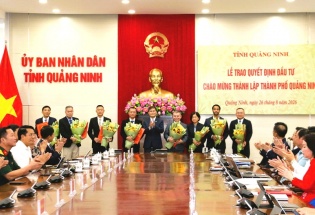 Quảng Ninh trao quyết định đầu tư 16 dự án với tổng vốn khoảng 16.075 tỷ đồng