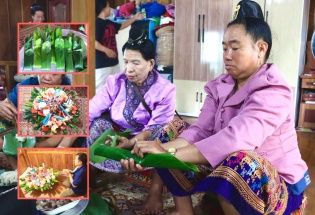 Giữ hồn văn hóa “Kin khẩu hó” - Lễ mừng cơm mới của dân tộc Lào