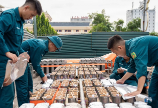 Thanh Hóa: Chuẩn bị trận địa pháo hoa đêm 1/9 chào mừng kỷ niệm 81 năm Cách mạng Tháng Tám và Quốc khánh 2/9