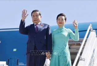 Chủ tịch Quốc hội Trần Thanh Mẫn bắt đầu chuyến thăm chính thức Mông Cổ