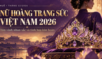 Nữ hoàng Trang sức Việt Nam 2026 công bố lịch chung kết mới tại Huế