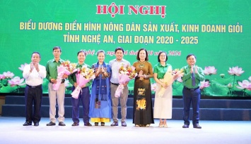 Nghệ An biểu dương 130 hộ nông dân sản xuất, kinh doanh giỏi tiêu biểu